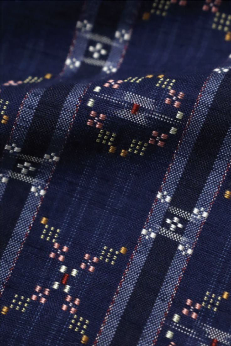 Indigo Dyes fabric by Janki Nath & Co. — premium woven textile manufactured in India