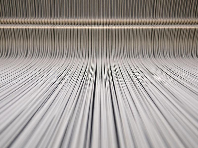Loom Setup & Warping — Janki Nath & Co. fabric manufacturing process