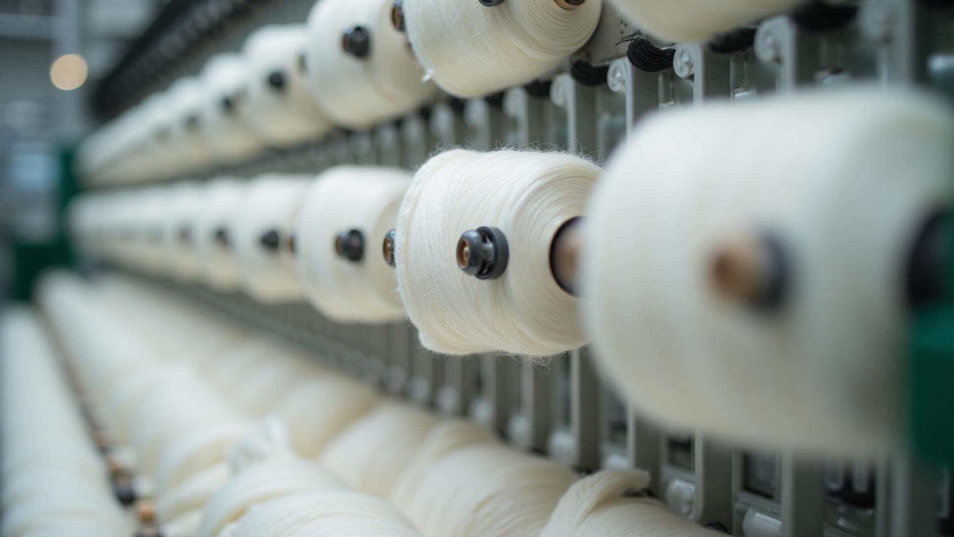 Premium fabric production line — yarn to finished textile, manufactured by Janki Nath & Co. India